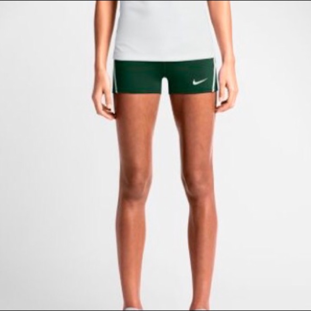 Nike green Dri-Fit shorts